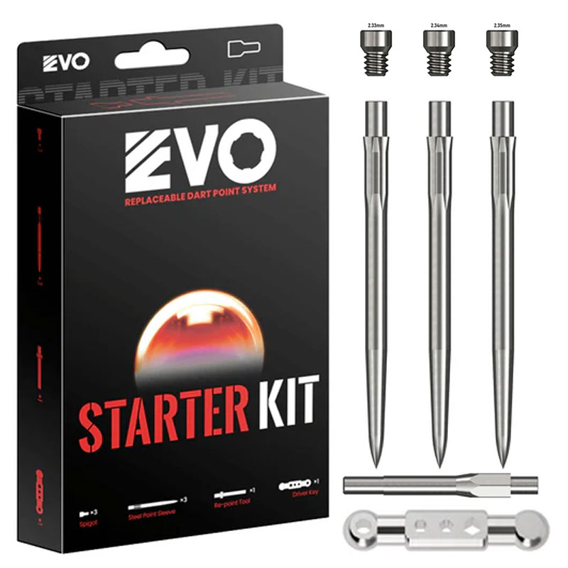 ���� ��ñ�򴹥ݥ���ȥ����ƥࡡ�������������å� EVO Point Replacable point system Starter Kit CALIBURN