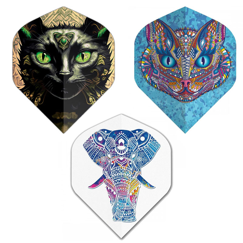�ǥ����� �����ץƥ��� ���˥ޥ� ������ �ե饤�� Designa Animal Darts Flight