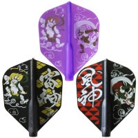 フィットフライト プリント 風神雷神 シェイプ Fit Flight Printed FUJIN-RAIJIN Shape ダーツ フライト|フィット|ダーツフライト
