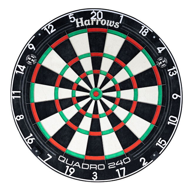 �ϥ����� �����ɥ� 240 �����ȥܡ��� Harrows QUADRO 240 DARTBOARD�� ������ �ܡ��ɡ��ϡ���