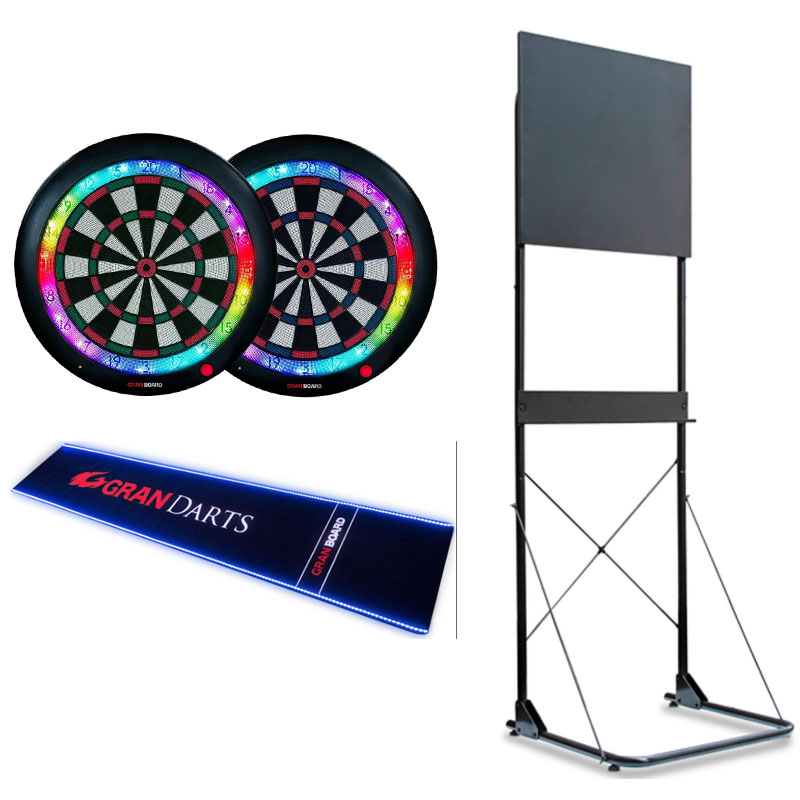 ���������ĥ����ܡ���3S  �ǥ�������եȥ���ƥߥ������ĥܡ��ɥ�����ɥ���������LED�ޥåȥ��å� Gran board 3S artemis LED DART MAT set