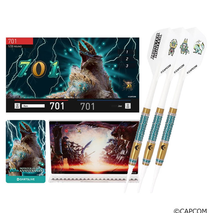 【新品 未開封】ジンオウガ 20th ダーツ セット 20th モンスターハンター ダーツセット ジンオウガ MONSTER HUNTER