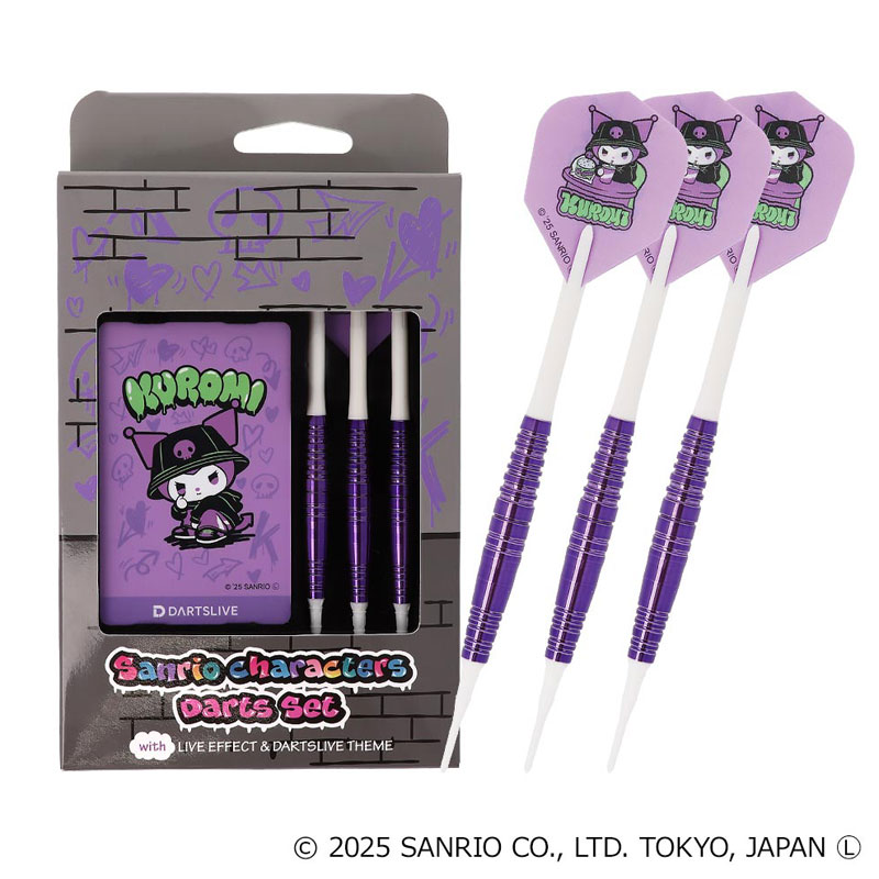 ͽʡۡ7/24ȯۡڤҤȤ1ޤǡۥꥪ ĥå2025  Sanrio Sanrio characters darts set Kuromi