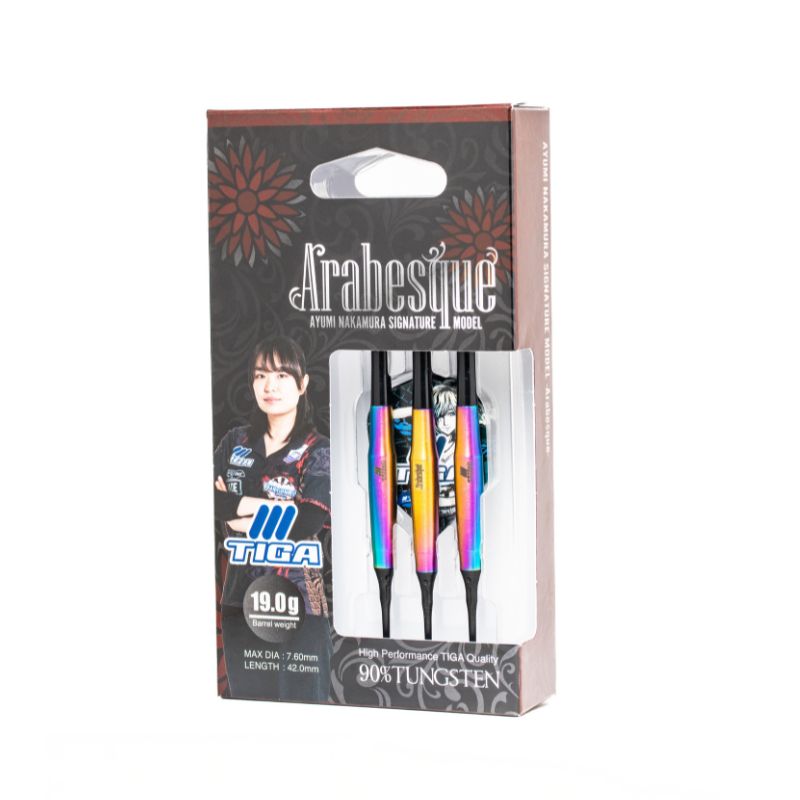 アラベスク　ソフトダーツバレル　ほぼ未使用 予約商品】【2/21発売】ダーツ バレルティガ アラベスク 中村歩実 限定