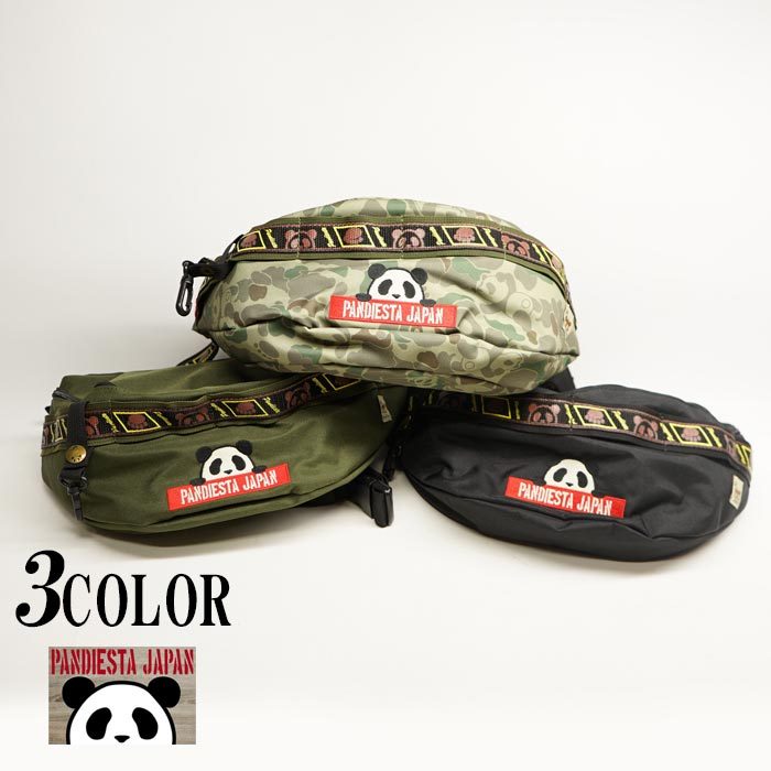 パンディエスタ PANDIESTA 熊猫謹製 ミリタリー ウエスト バッグ BAG