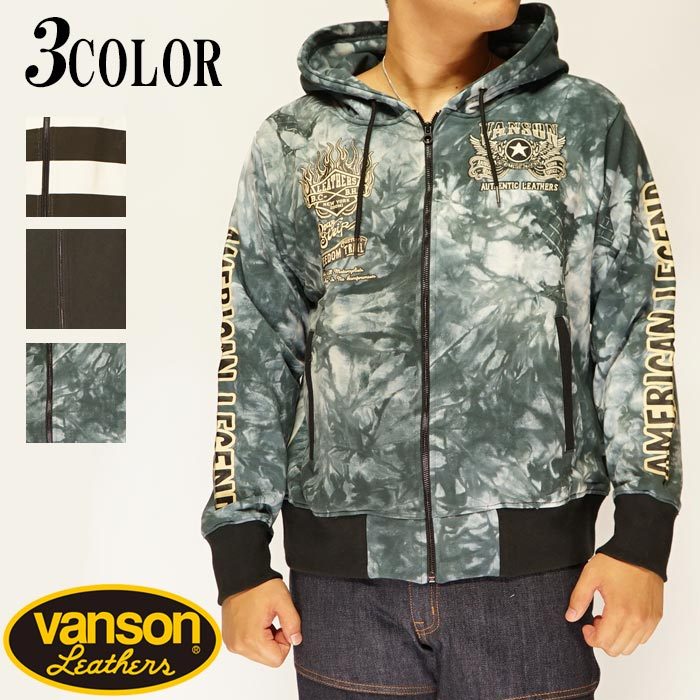 期間限定定価16280円を20%OFFセール[SALE] VANSON バンソン 刺繍 裏毛