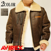 AVIREX ��������å��� B-3 �ե饤�� ���㥱�å� �ꥢ��ࡼ�ȥ� MADE IN USA �������� ��� �ܳ� �쥶�� �ץ����  2105/����̵����AVIREX���鿷��㥱�åȤ��о�!!��