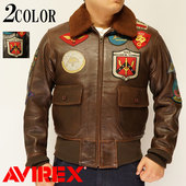 AVIREX ��������å��� G-1 �ե饤�� �쥶�� ���㥱�å� TOP GUN �ȥåץ��� �������� ��� �ܳ� �쥶�� �ץ����  6181013/����̵����AVIREX���鿷��㥱�åȤ��о�!!��
