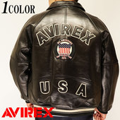 AVIREX ��������å��� �����ͥ��㡼 �С����ƥ��� ���쥶�� ���㥱�å� �������� ��� �ܳ� �쥶�� �ץ����  6151076/����̵����AVIREX���鿷��㥱�åȤ��о�!!��