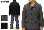 Schott[����å�] 756US SINGLE PEA COAT/���󥰥� �ԡ�������/7178/����̵����Schott�ۡڥ���åȡ�