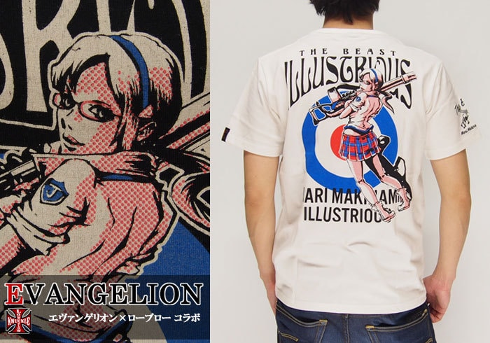 エヴァンゲリオン Tシャツ ピンク マリ アニメT 海外公式 000000001655_4cbEvBv.jpg