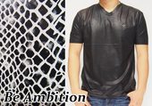 ��󥵥����Τ����7700�ߤ�40%OFF������[SALE] Be Ambition[�ӡ�����ӥ����] �ѥ������� ����åڥ� PU �����ɽ� ���ȥ�å� V�ͥå� ȾµT�����/T28105