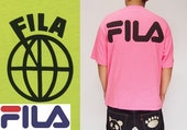 ��󥵥����Τ����4950�ߤ�40%OFF������[SALE] FILA[�ե���]�إ�ơ��� �Ǥ�ʸ�� ���롼�ͥå� Ⱦµ �ԥ����/FM9486
