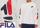 ��󥵥����Τ����7590�ߤ�40%OFF������[SALE] FILA[�ե���]�إ�ơ��� ���󥰥��꡼�� ���롼�ͥå� ����T�����/FM9426