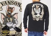 �ڥ����奢����ָ��ꥻ��������9790�ߤ�20%OFF������[SALE] VANSON[�Х󥽥�] �ߥ롼�ˡ��ƥ塼�� �����륦���� ����T�����/TJV-903�ڥХ󥽥󤫤鿷�����T����Ĥ��о�!!��/����̵��