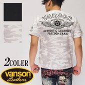 ��󥵥����Τ����8140�ߤ�40%OFF������[SALE] VANSON[�Х󥽥�] �ե饤�󥰥����� �ɽ� T�����/Ⱦµ/NVST-905
