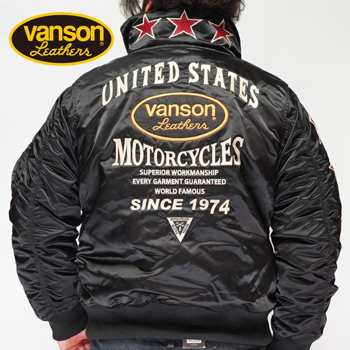 �Х󥽥� VANSON MA-1 �ե饤�� ���㥱�å� �������� ��� �ϥ��ͥå� NVJK-2003 ����̵���ڥХ󥽥󤫤鿷����������о�!!��