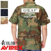 ��󥵥����Τ����10780�ߤ�20%OFF������[SALE] AVIREX ���ӥ�å��� ��������å��� �ߥ꥿�꡼ ����� ���ƥ󥷥� �ѥå��� Ⱦµ 6115116 ��AVIREX���鿷���Ĥ��о�!!��/����̵��