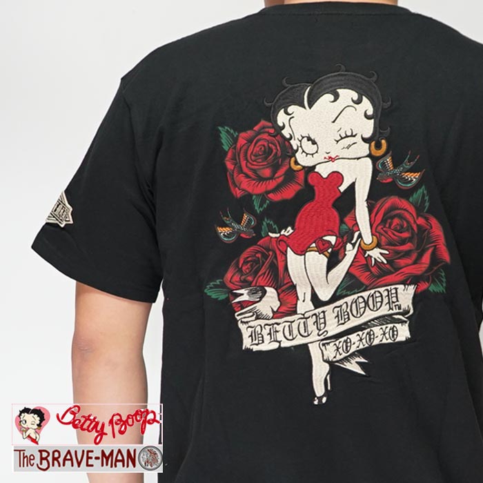 ブレイブマン BRAVEMAN ベティー ブープ 刺繍 tシャツ キャラ 女 楽天市場】アウトレット!!ブレイブマン ベティブープコラボ