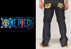 海賊ワンピース[ONEPIECE] トラファルガー・ロー タトゥー デニム
