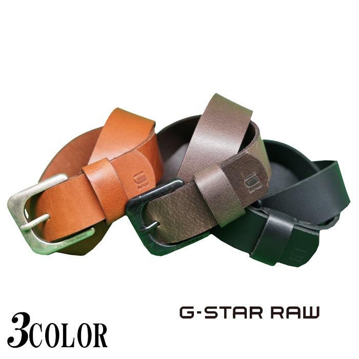 ジースター ロウ G-STAR RAW レザー ベルト メンズ D04169-3127 送料