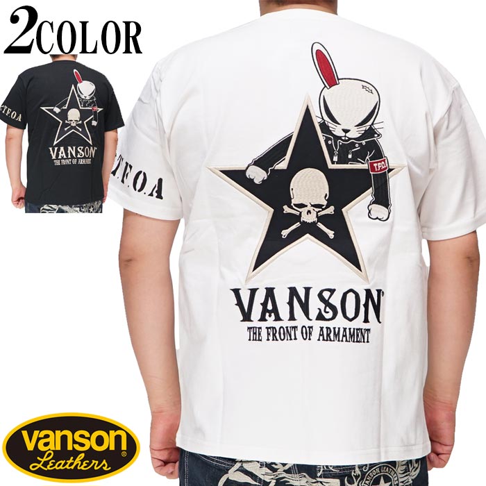 ���ָ������10780�ߤ�10%OFF������[SALE] VANSON �Х󥽥� �������� ��� �ǥ���ӥå� T����� Ⱦµ T.F.O.A �������� CRV-2204 ��VANSON(�Х󥽥�)���鿷��T����Ĥ��о�!!��/����̵��
