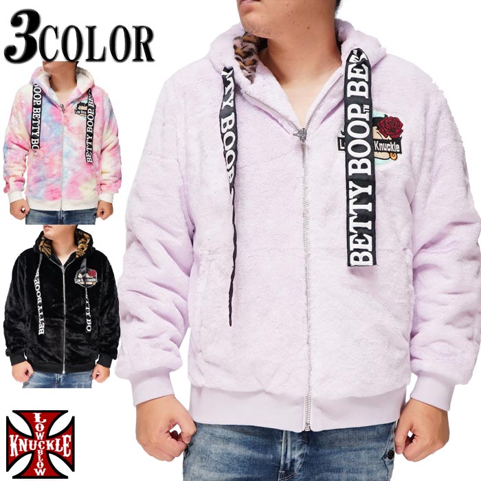 LOW BLOW KNUCKLE ローブローナックル ベティブープ コラボ フェイクファーパーカー 592869 送料無料 000000004994_mIBZuAc.jpg