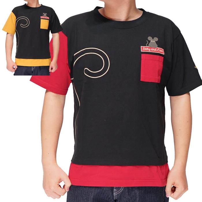 スポーツシャツ 2L 黒 赤 スポンサー名入り 洛南Tシャツ スポーツ
