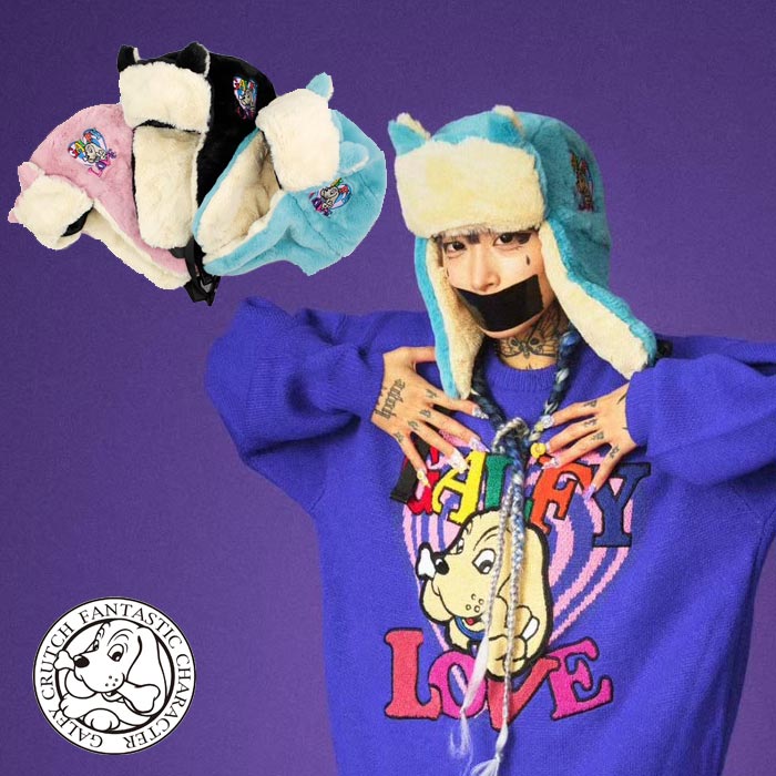 GALFY ガルフィー フライトキャップ 帽子 メンズ 犬耳？ 133013 送料