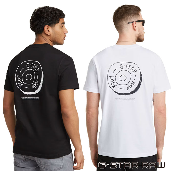 ���������� ���� G-STAR RAW T����� Ⱦµ ��� Button Illustration T-Shirt D25694-C336 ����̵��