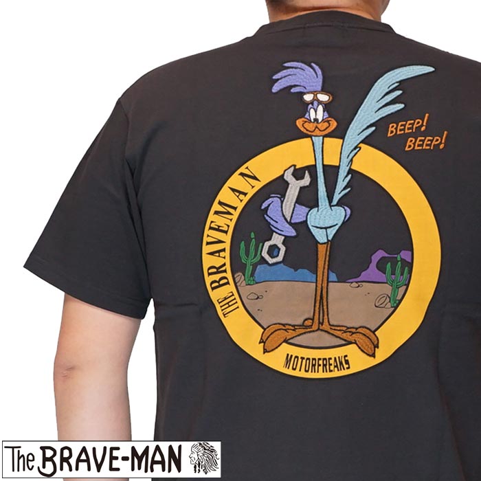 The BRAVE-MAN × LOONEY TUNES 半袖Tシャツ LTB-2405 アシッドブルー