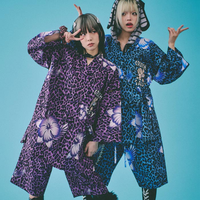 GALFY ガルフィー 甚平 上下セットアップ メンズ GAL 犬 和装半パン