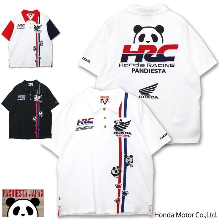 ホンダ Honda パンディエスタ PANDIESTA コラボ ポロシャツ