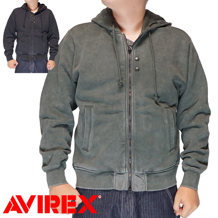 AVIREX アヴィレックス アビレックス ジップパーカー ダストデビル 