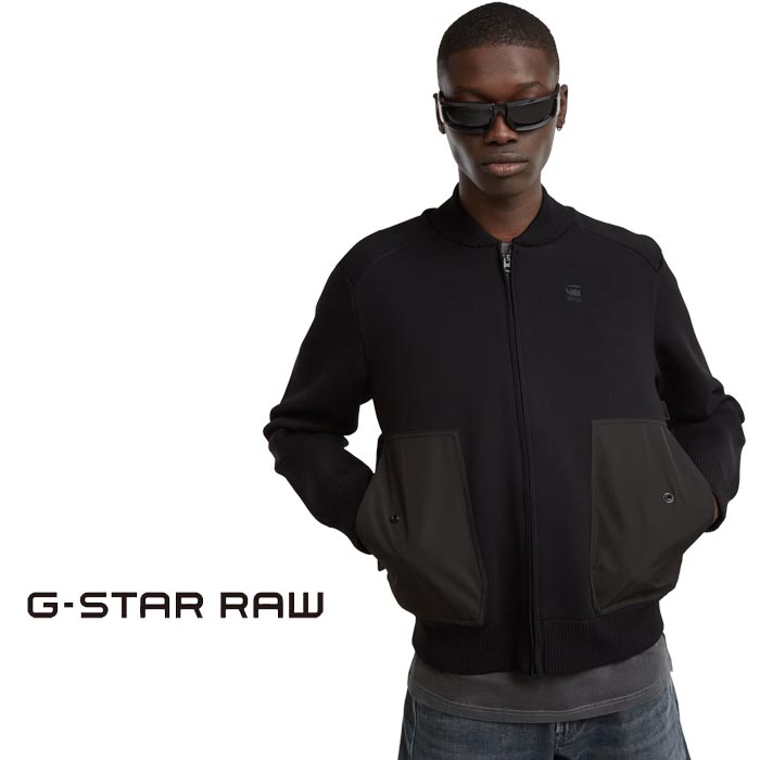   G-STAR RAW 㥱å   Engineered Mix Bomber Knit D25126-D465 ̵