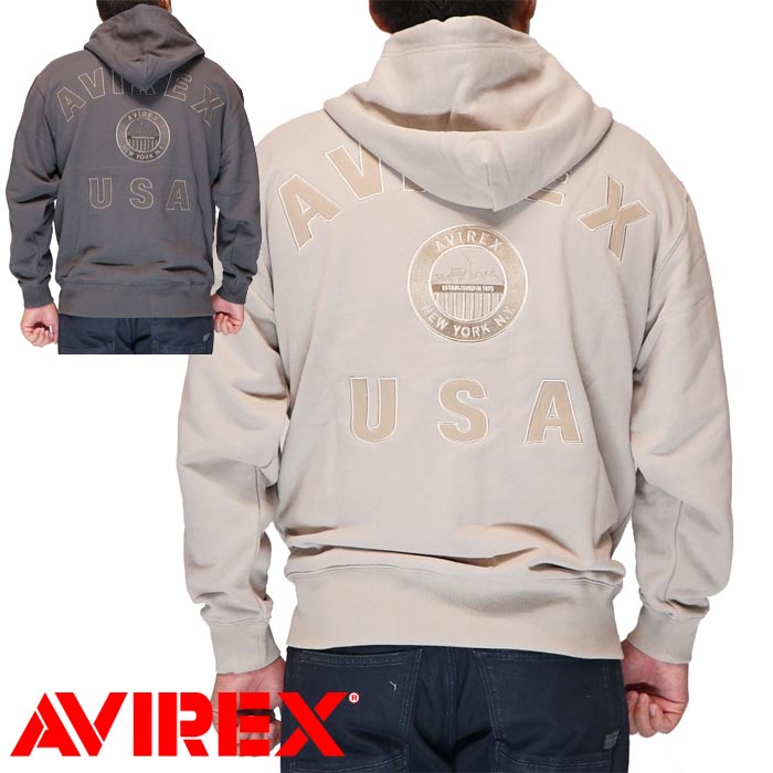 AVIREX アヴィレックス アビレックス ジップパーカー バーシティ
