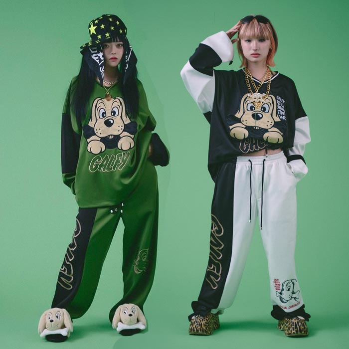 GALFY ガルフィー セットアップ メンズ レディース 犬 当時の兄ちゃん