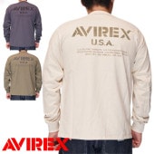 AVIREX å ӥå Ĺµ T MIL. STENCIL T-SHIRT OFFICIAL LOGO T  783-4230014 ̵