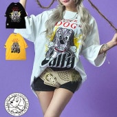 GALFY ե T Ⱦµ  ǥ ɥå  SUPER DOG Tee 152092 ̵