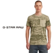   G-STAR RAW T Ⱦµ Shadow Woven Camo Pocket T-Shirt  D26048-E041 ̵