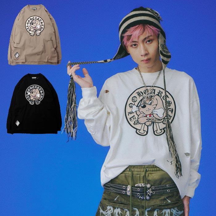 GALFY ガルフィー ロンT ロング Tシャツ 長袖 メンズ レディース 百合の紋紋ボロンTee 153017 送料無料 GALFY ガルフィー ロンT ロング Tシャツ 長袖 メンズ レディース 百合