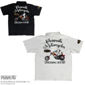 FLAGSTAFF �ե�å������å� ���̡��ԡ� ����� �ݥ������ Ⱦµ �ɽ� ��� SNOOPY��Flag Staff PEANUTS MOTORCYCLE POLO Shirt 462023 ����̵��