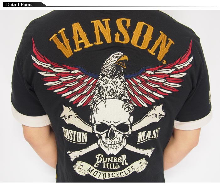 ���ָ������8690�ߤ�40%OFF������[SALE] VANSON[�Х󥽥�] ������������ �������� �ɽ� T�����/Ⱦµ/NVST-906