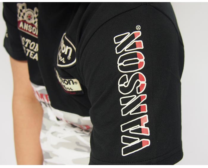 ���ָ������8690�ߤ�30%OFF������[SALE] VANSON[�Х󥽥�] �ӥå������� �졼���� �ɽ� T�����/Ⱦµ/NVST-903/����̵��