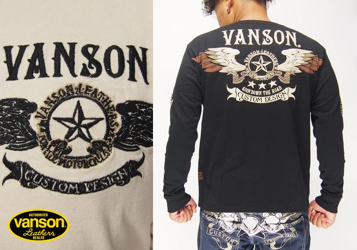 �ڥ����奢����ָ��ꥻ��������8690�ߤ�31%OFF������[SALE] VANSON[�Х󥽥�] �����󥰥����� ����T�����/NVLT-713��VANSON(�Х󥽥�)���鿷����ƥब�о�!!��/����̵��