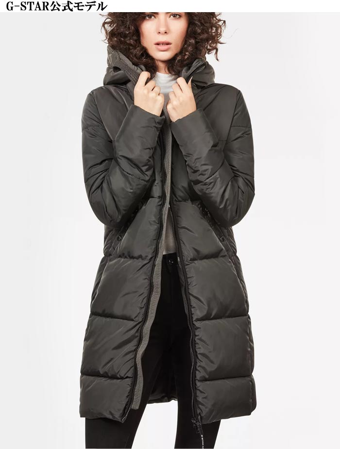 G-STAR RAW[��������������] ��ǥ����� Whistler Hooded Quilted Slim Long Coat ���󥰥�����/��������/D09683-A140/����̵���ڥ������������鿷����󥰥����Ȥ��о�!!��