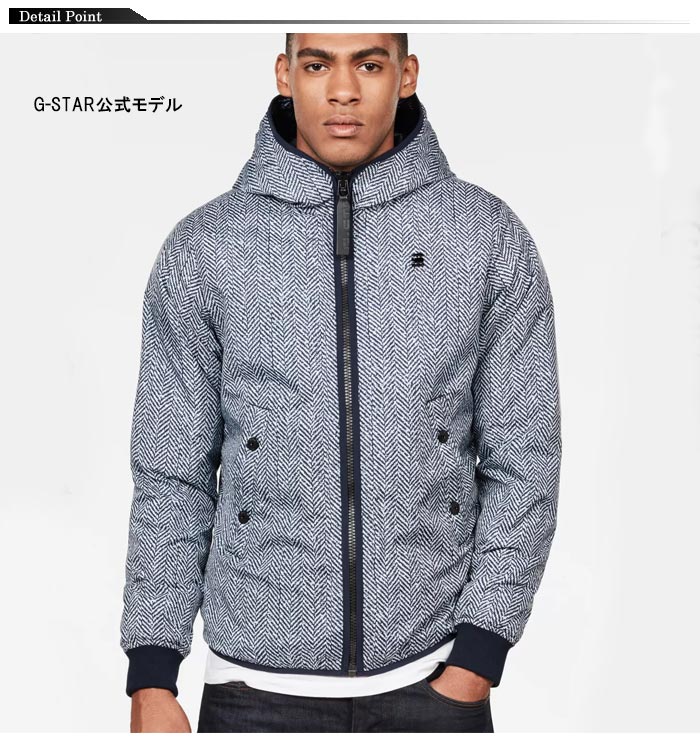 �ھ������������Τߺ߸ˤ����G-STAR RAW[��������������] Whistler Meefic Padded Hooded Jacket ���㥱�å�/��������/D10694/����̵��