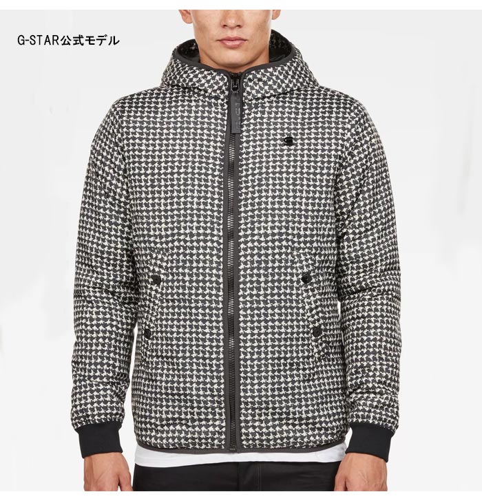 �ھ������������Τߺ߸ˤ����G-STAR RAW[��������������] Whistler Meefic Padded Hooded Jacket ���㥱�å�/��������/D10694/����̵��