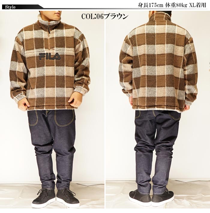 ��󥵥����Τ����17600�ߤ�40%OFF������[SALE] FILA �ե��� �إ�ơ��� �ϡ��ե��å� �����å� ���㥱�å� �������� ��� �ܥ��ե꡼�� FM9696 /����̵��