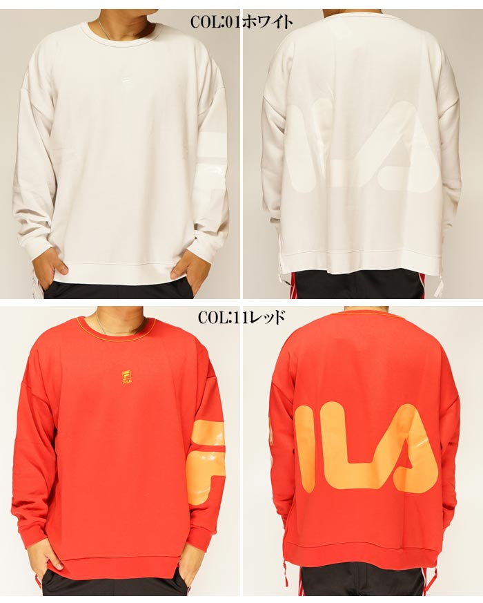 ���ָ������8690�ߤ�50%OFF������[SALE] FILA �ե��� �إ�ơ��� ���롼�ͥå� �������å� �ȥ졼�ʡ� ��� FM9709